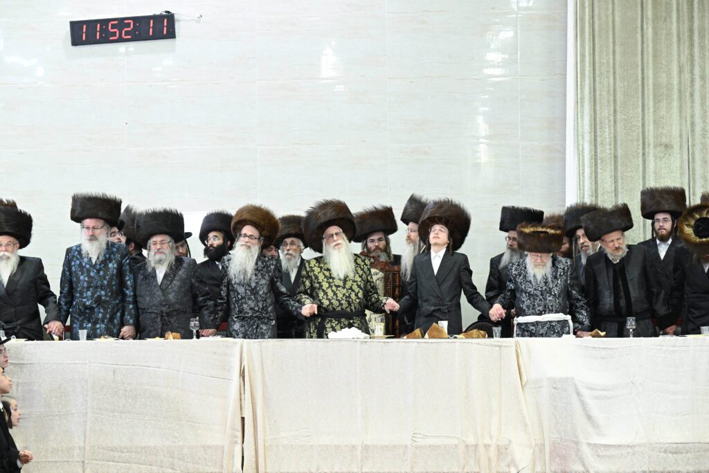 השמחה הגדולה בקריית צאנז - נישואי נכדת האדמו"רים