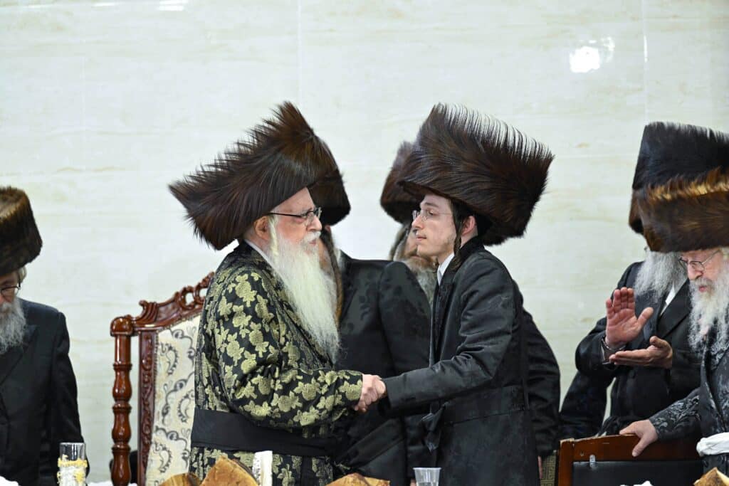 השמחה הגדולה בקריית צאנז - נישואי נכדת האדמו"רים