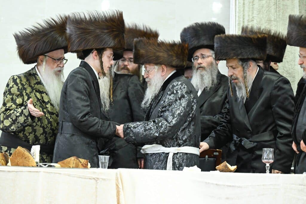 השמחה הגדולה בקריית צאנז - נישואי נכדת האדמו"רים