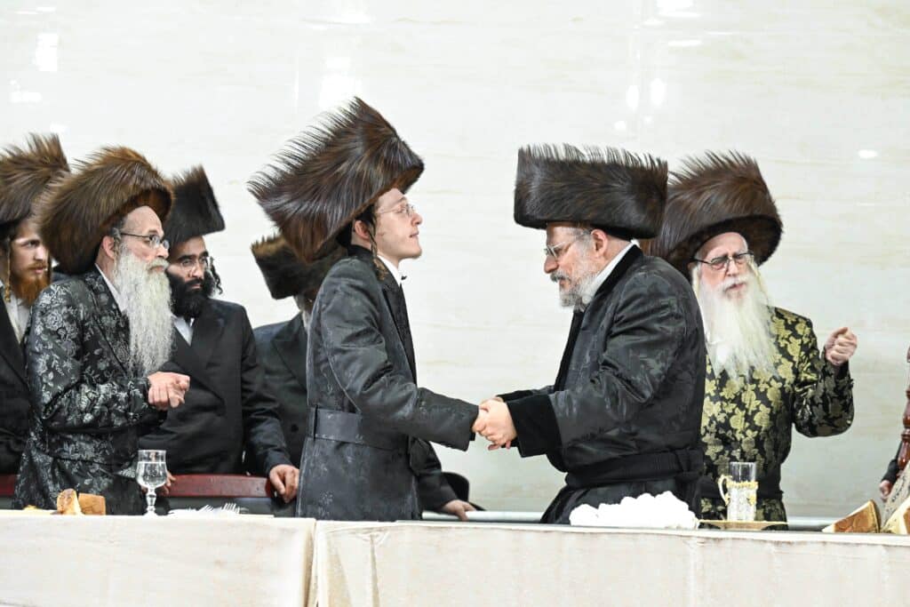 השמחה הגדולה בקריית צאנז - נישואי נכדת האדמו"רים