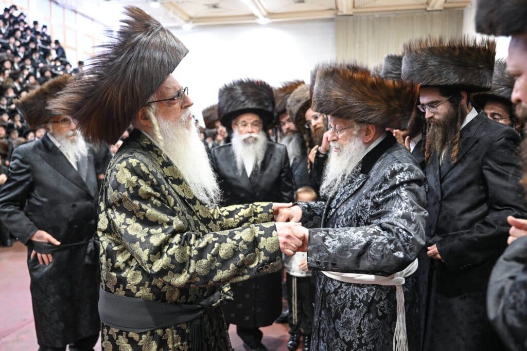 השמחה הגדולה בקריית צאנז - נישואי נכדת האדמו"רים