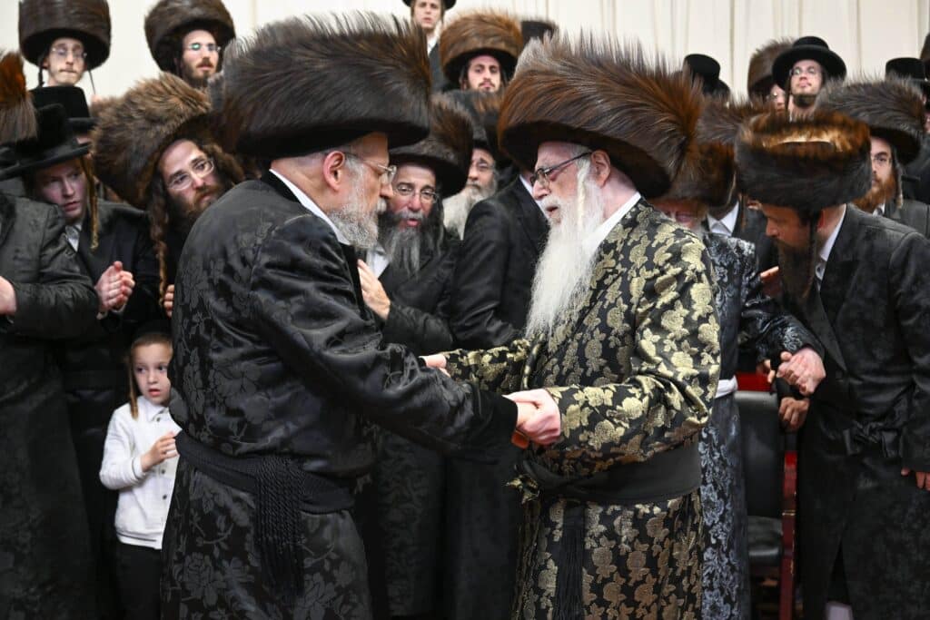 השמחה הגדולה בקריית צאנז - נישואי נכדת האדמו"רים
