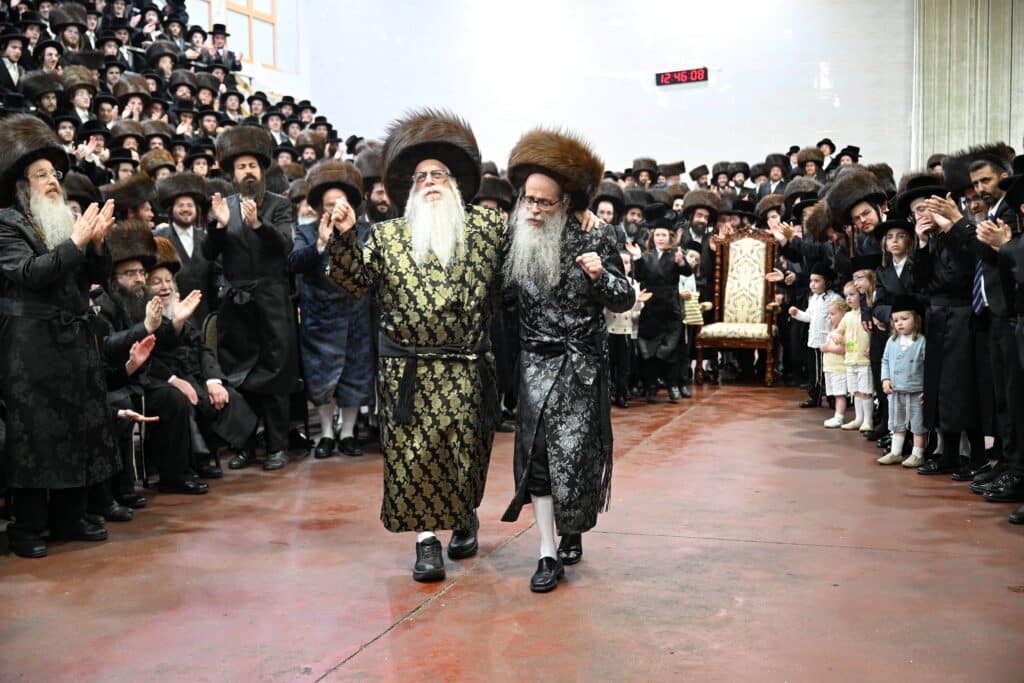 השמחה הגדולה בקריית צאנז - נישואי נכדת האדמו"רים