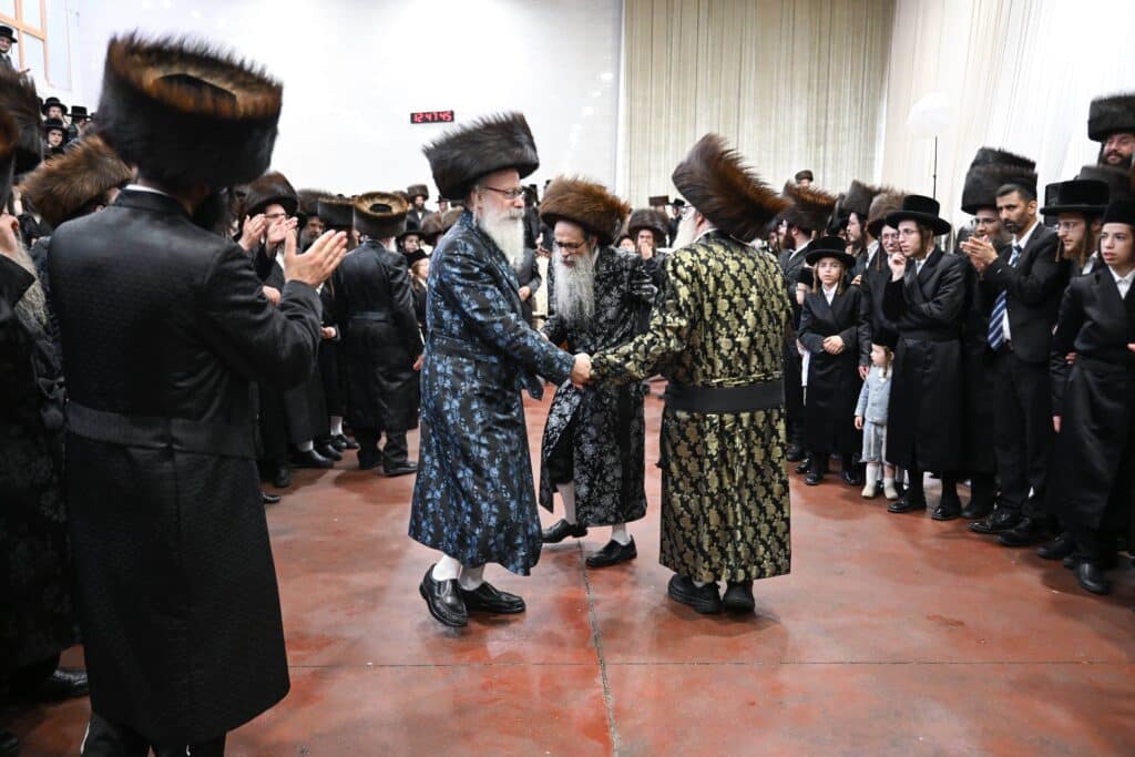 השמחה הגדולה בקריית צאנז - נישואי נכדת האדמו"רים