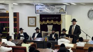 גלריה: מעמד פתיחת ישיבת בין הזמנים בבית המדרש 'חיי אהרון'