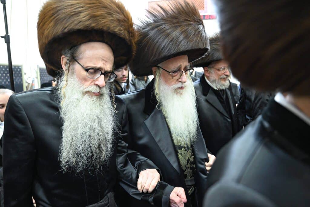 השמחה הגדולה בקריית צאנז - נישואי נכדת האדמו"רים