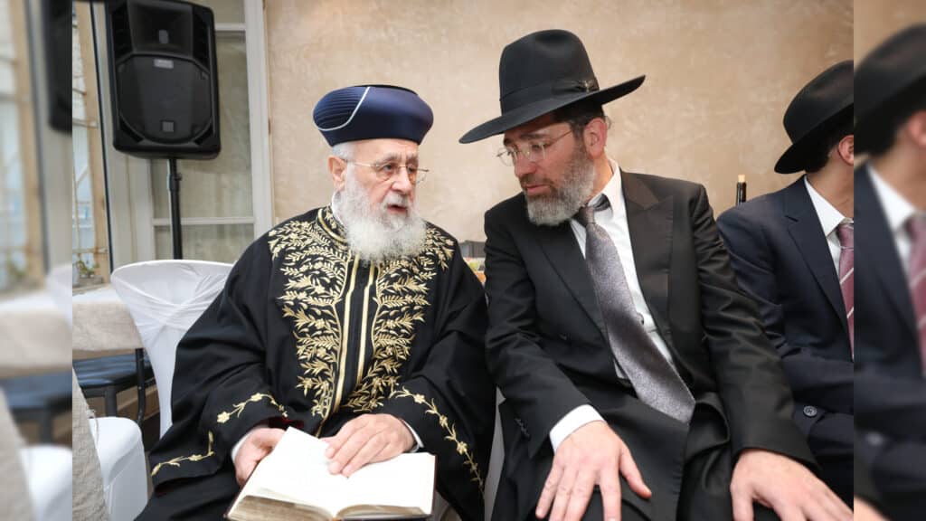 פידיון הבן לנין הגר"י יוסף והגרש"מ עמאר