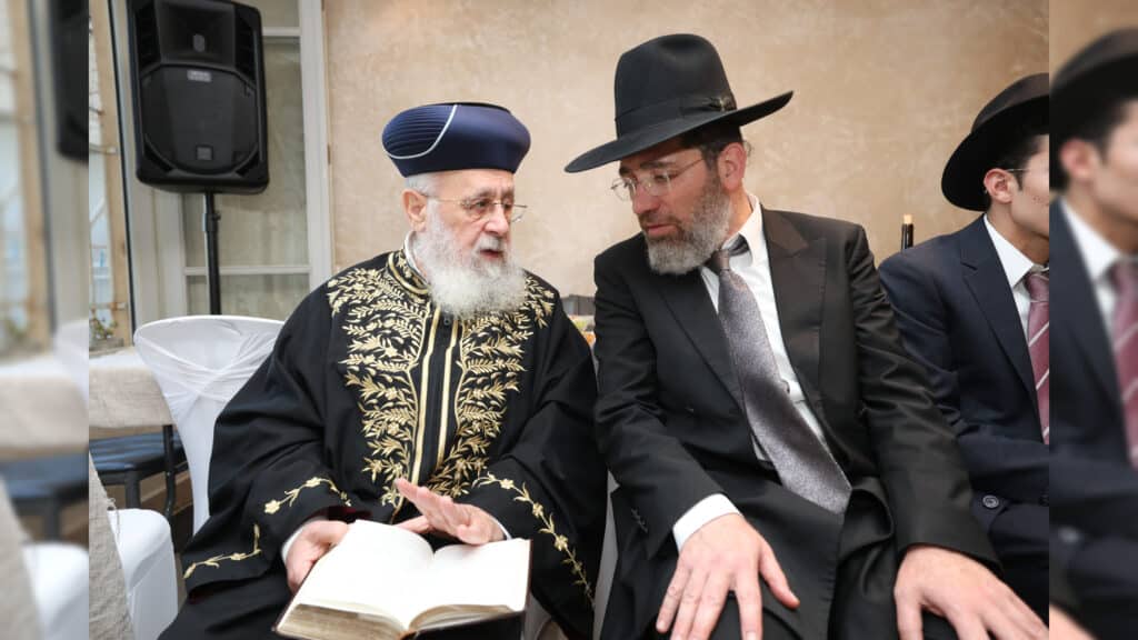פידיון הבן לנין הגר"י יוסף והגרש"מ עמאר