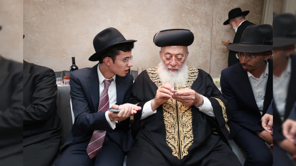 פידיון הבן לנין הגר"י יוסף והגרש"מ עמאר