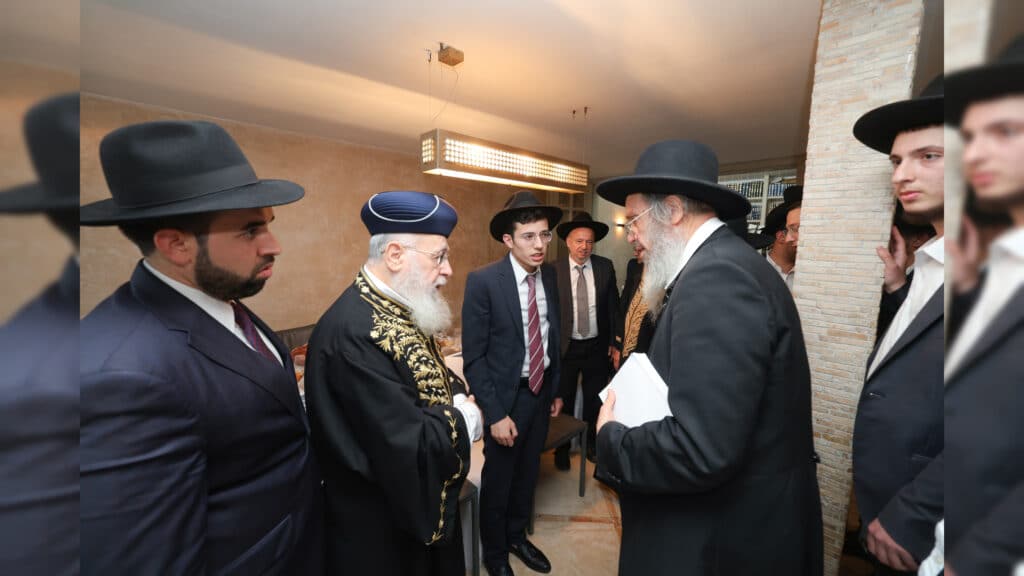 פידיון הבן לנין הגר"י יוסף והגרש"מ עמאר