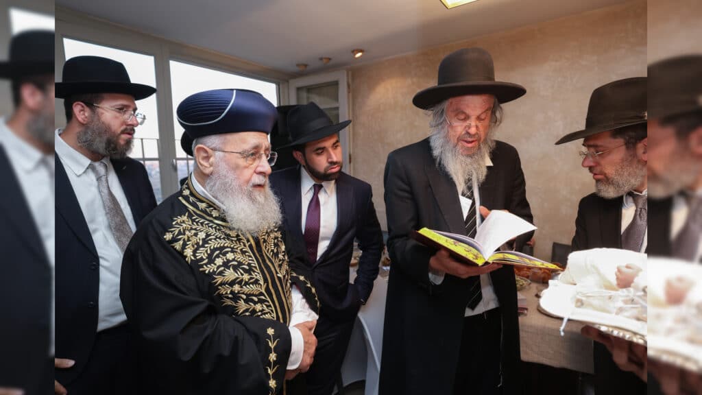 פידיון הבן לנין הגר"י יוסף והגרש"מ עמאר