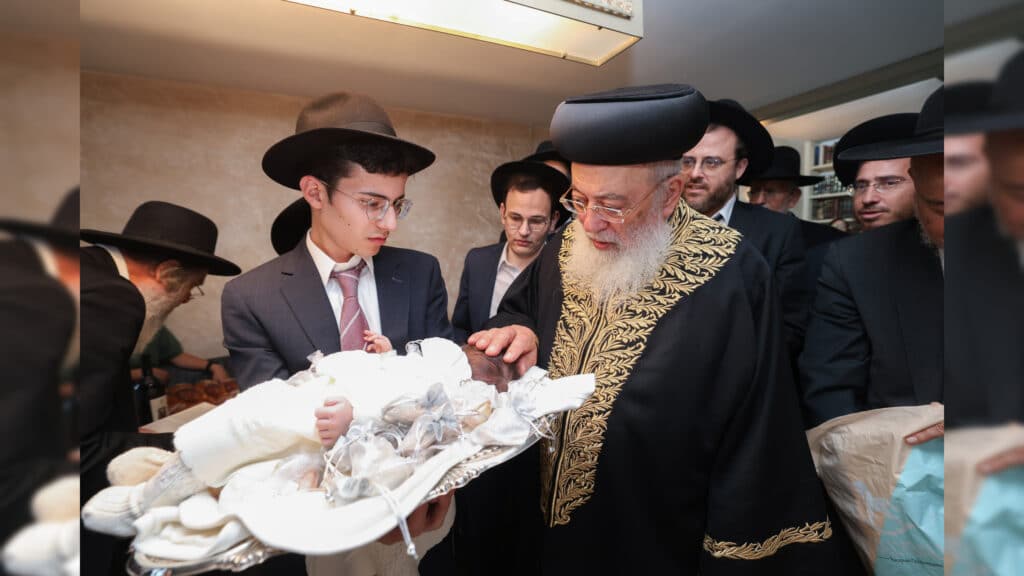 פידיון הבן לנין הגר"י יוסף והגרש"מ עמאר