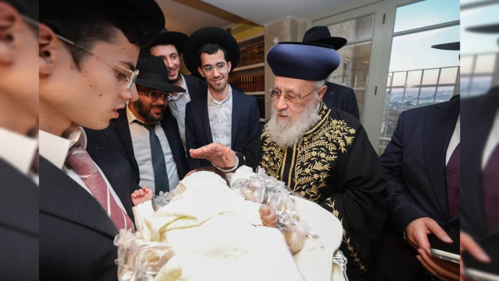 פידיון הבן לנין הגר"י יוסף והגרש"מ עמאר
