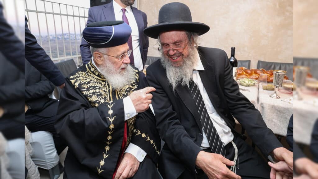 פידיון הבן לנין הגר"י יוסף והגרש"מ עמאר