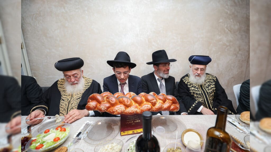 פידיון הבן לנין הגר"י יוסף והגרש"מ עמאר