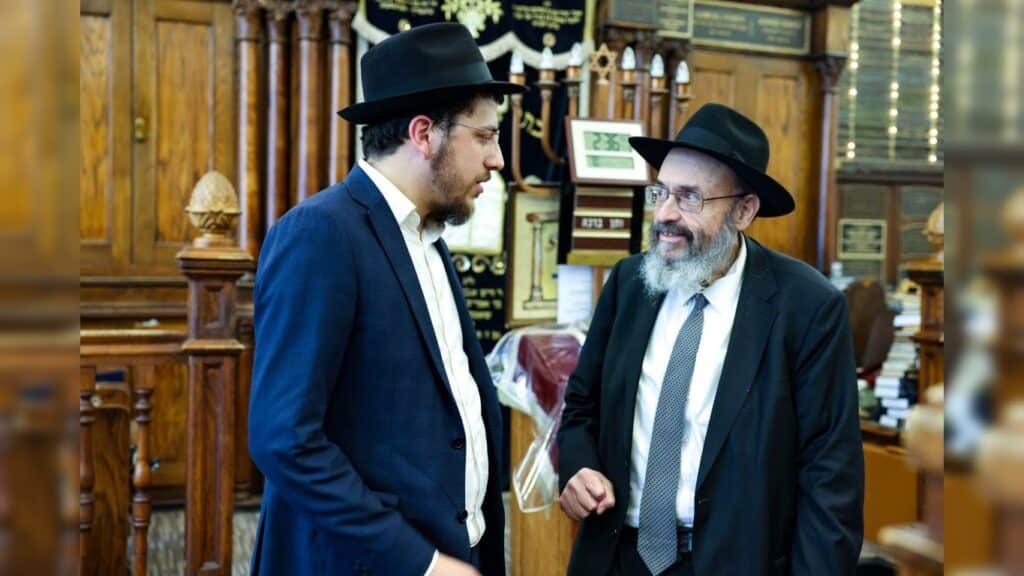 גלריה: תלמידי הישיבה ממוסקבה נבחנו אצל גדולי הדור בארה"ב
