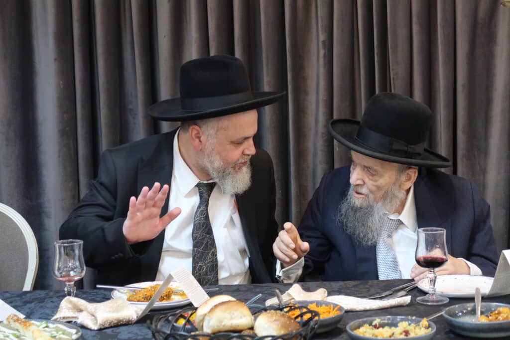 שמחת אירוסין נערכה לנכד הגאון רבי צבי פדידה שליט"א 