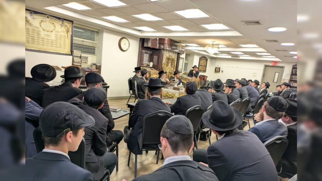 גלריה: תלמידי הישיבה ממוסקבה נבחנו אצל גדולי הדור בארה"ב