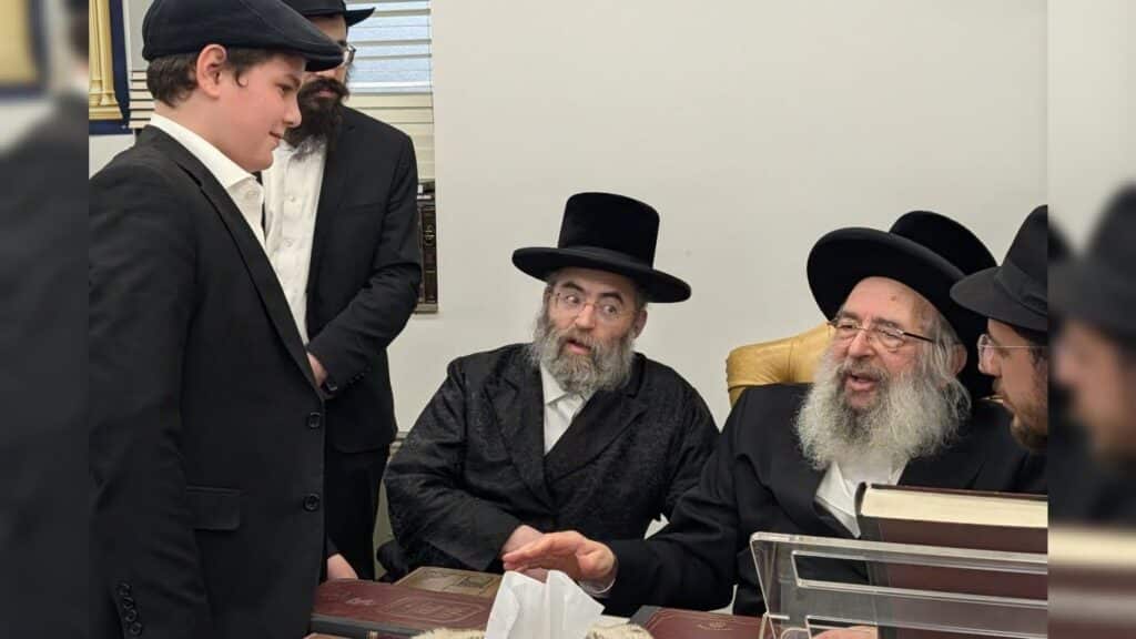 גלריה: תלמידי הישיבה ממוסקבה נבחנו אצל גדולי הדור בארה"ב