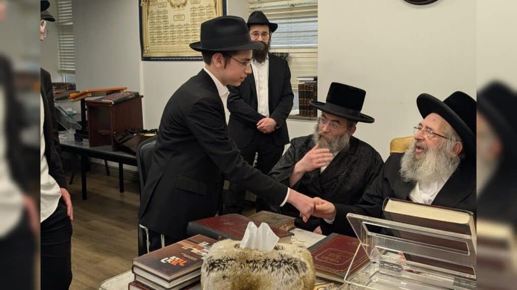 גלריה: תלמידי הישיבה ממוסקבה נבחנו אצל גדולי הדור בארה"ב