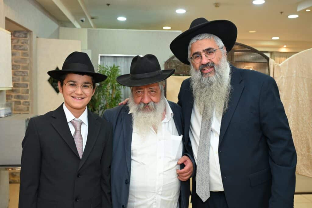 שמחת הבר מצווה לנכדו של רב העדה התוניסאית בירושלים