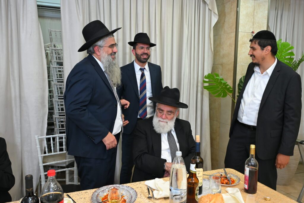שמחת הבר מצווה לנכדו של רב העדה התוניסאית בירושלים