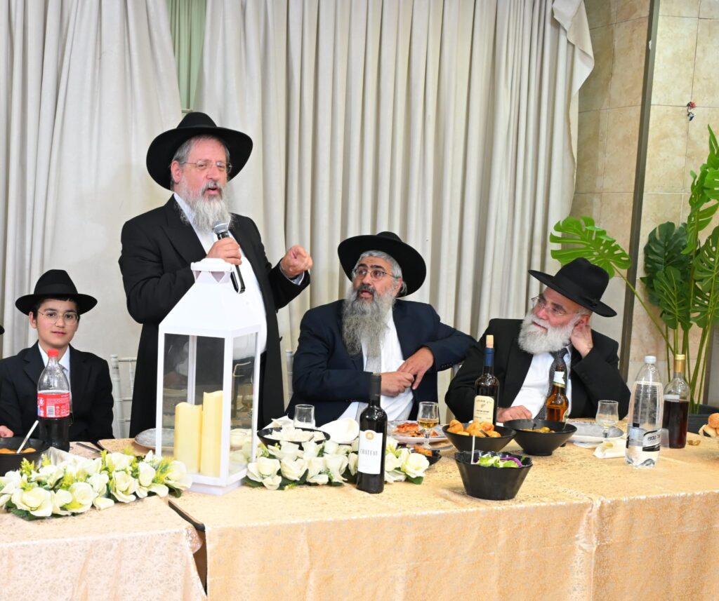 שמחת הבר מצווה לנכדו של רב העדה התוניסאית בירושלים