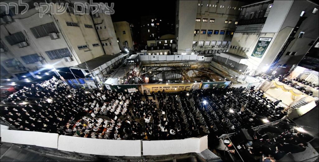 גלריה: הנחת אבן הפינה למרכז העולמי של חסידות אלכסנדר