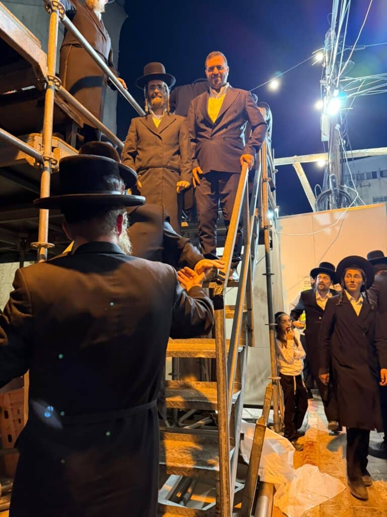 גלריה: הנחת אבן הפינה למרכז העולמי של חסידות אלכסנדר