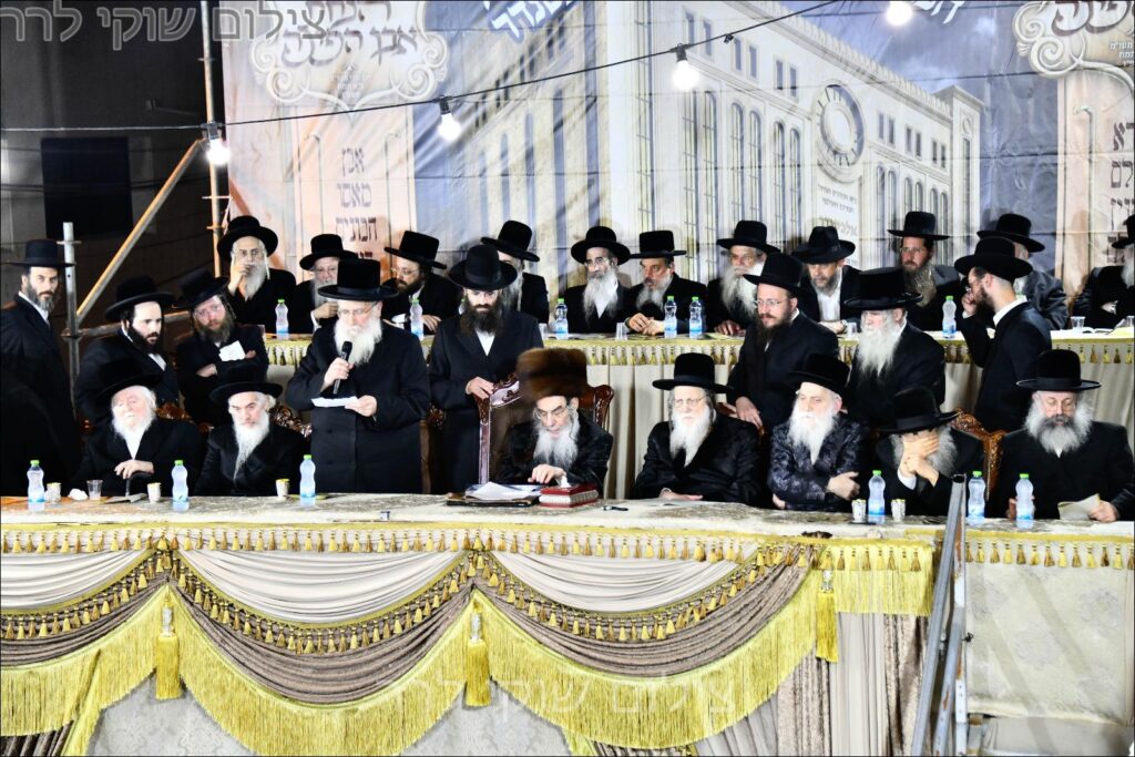 גלריה: הנחת אבן הפינה למרכז העולמי של חסידות אלכסנדר