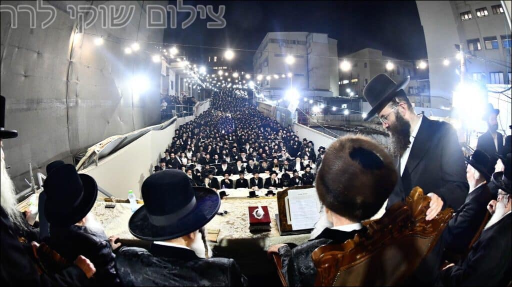 גלריה: הנחת אבן הפינה למרכז העולמי של חסידות אלכסנדר