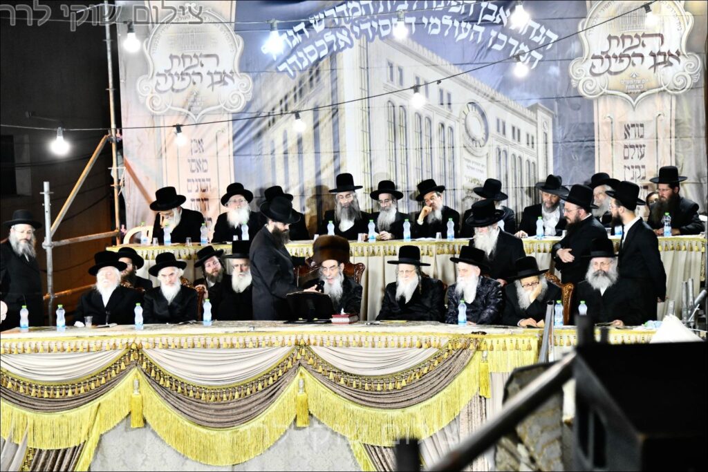 גלריה: הנחת אבן הפינה למרכז העולמי של חסידות אלכסנדר