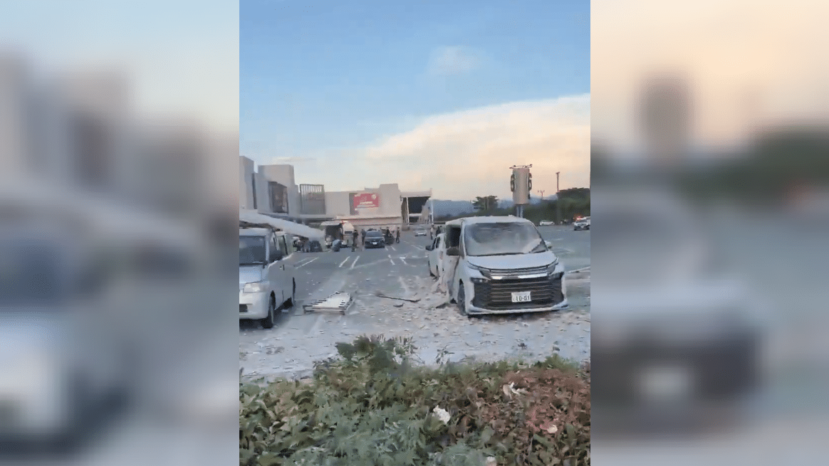 רעידת אדמה עוצמתית ביפן: עשרות לכודים בקניון שקרס