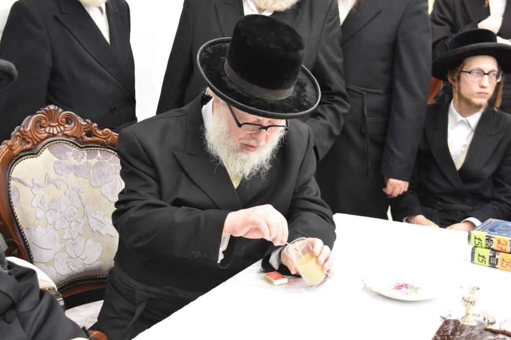 מעמד השלושים בחצר הקודש וואסלוי בבני ברק