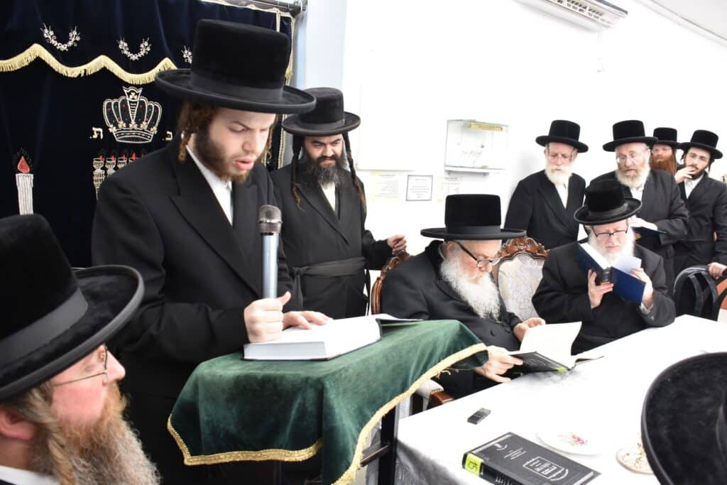 מעמד השלושים בחצר הקודש וואסלוי בבני ברק