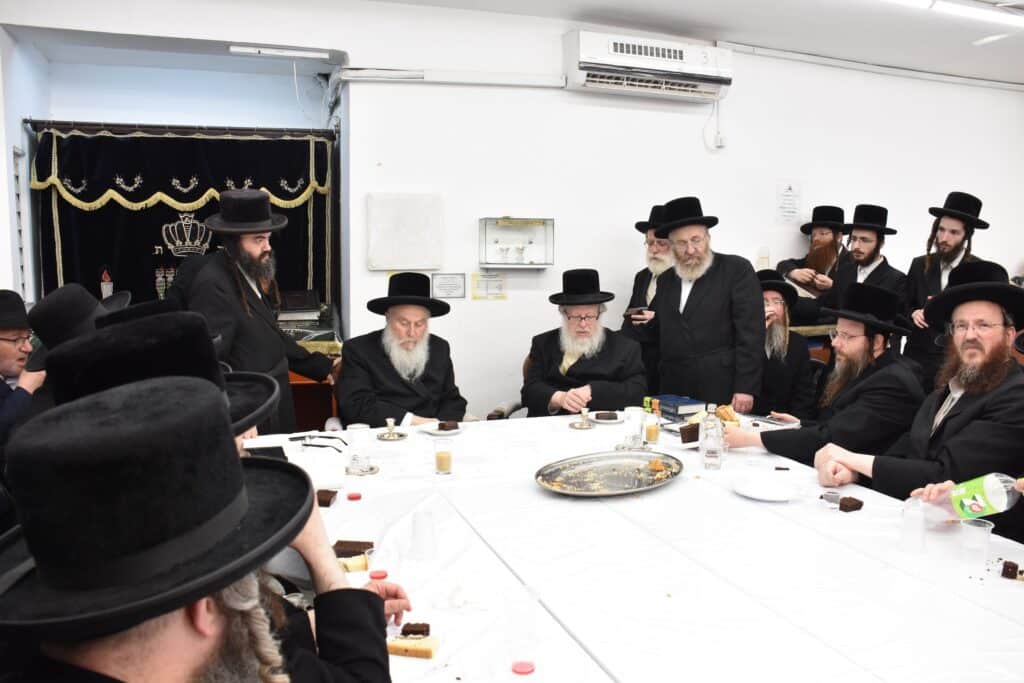 מעמד השלושים בחצר הקודש וואסלוי בבני ברק