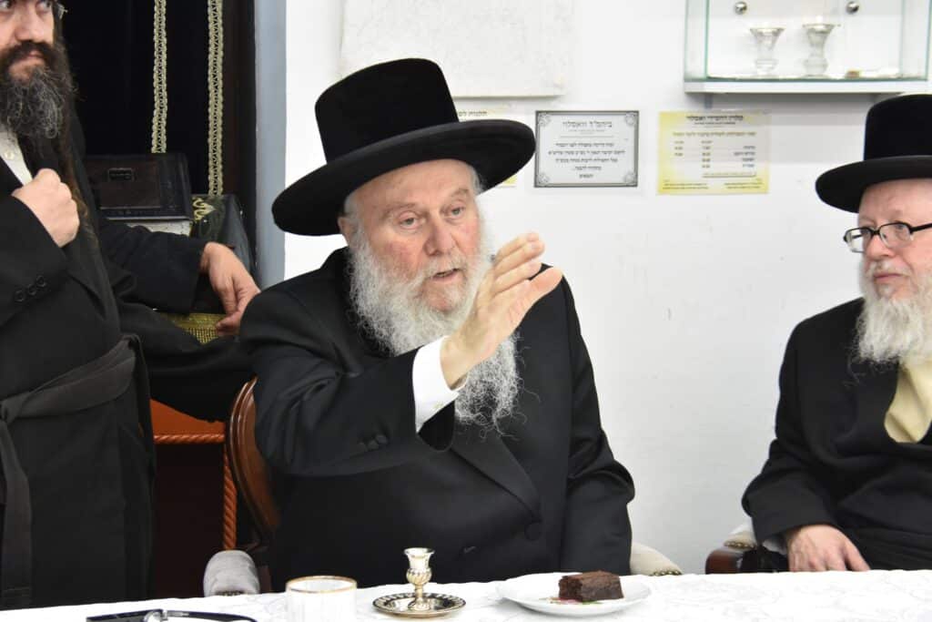 מעמד השלושים בחצר הקודש וואסלוי בבני ברק