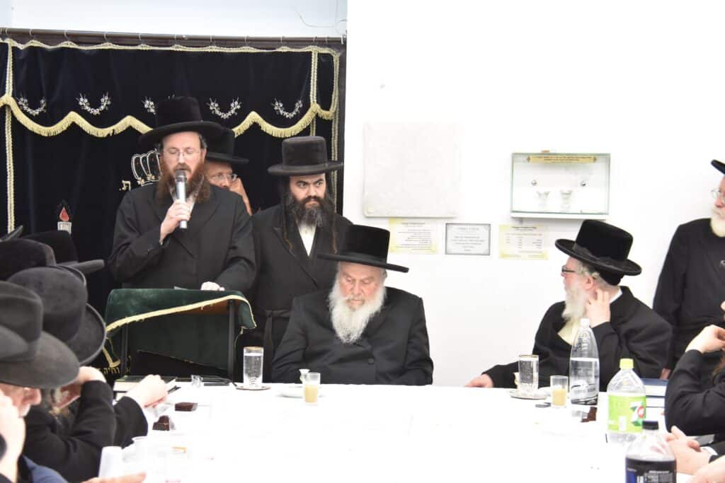 מעמד השלושים בחצר הקודש וואסלוי בבני ברק