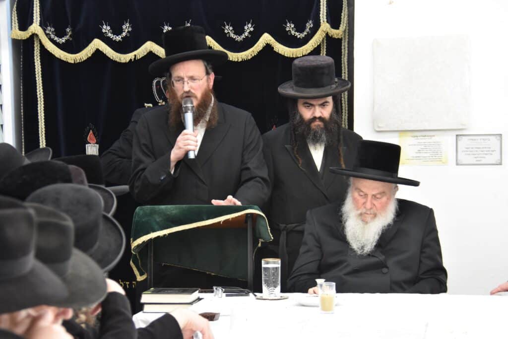 מעמד השלושים בחצר הקודש וואסלוי בבני ברק