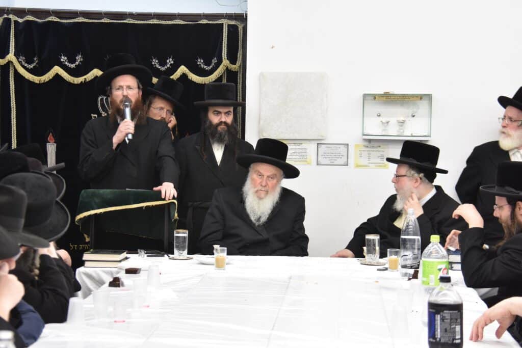 מעמד השלושים בחצר הקודש וואסלוי בבני ברק