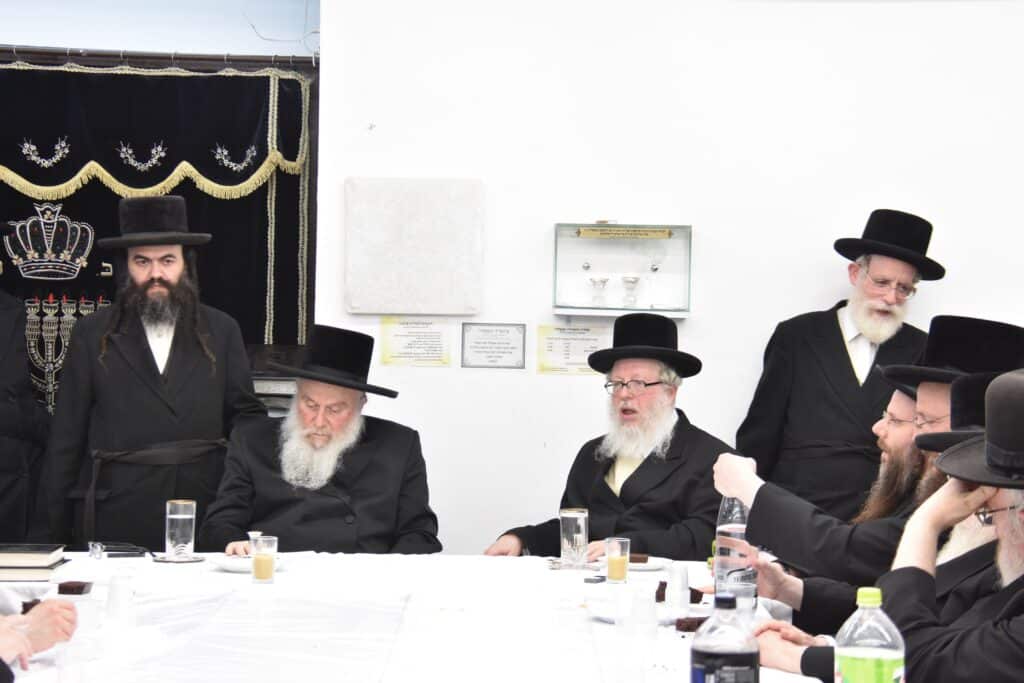 מעמד השלושים בחצר הקודש וואסלוי בבני ברק