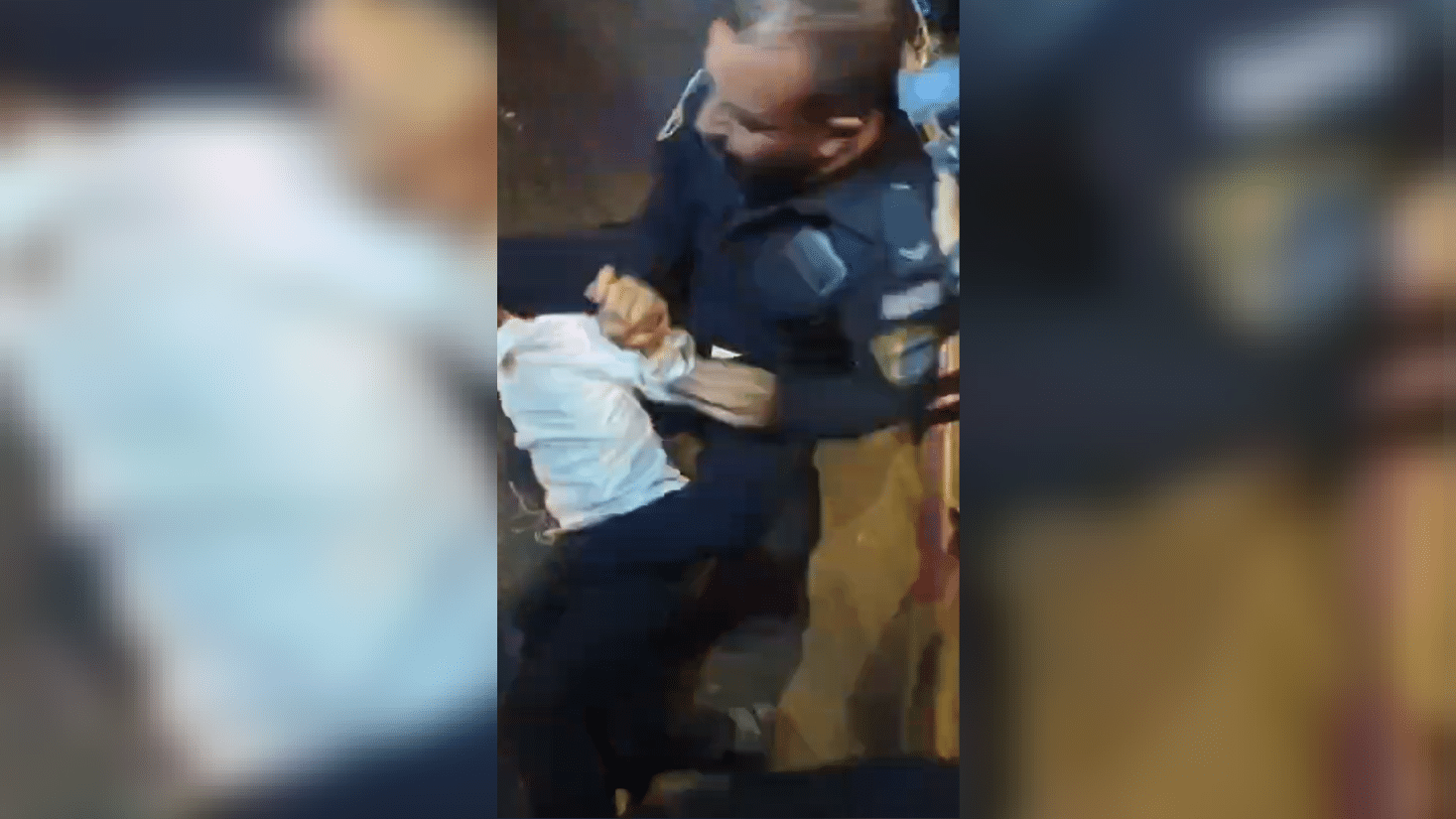 סוער בביתר: שוטר חנק בחור חרדי והטיח לרצפה