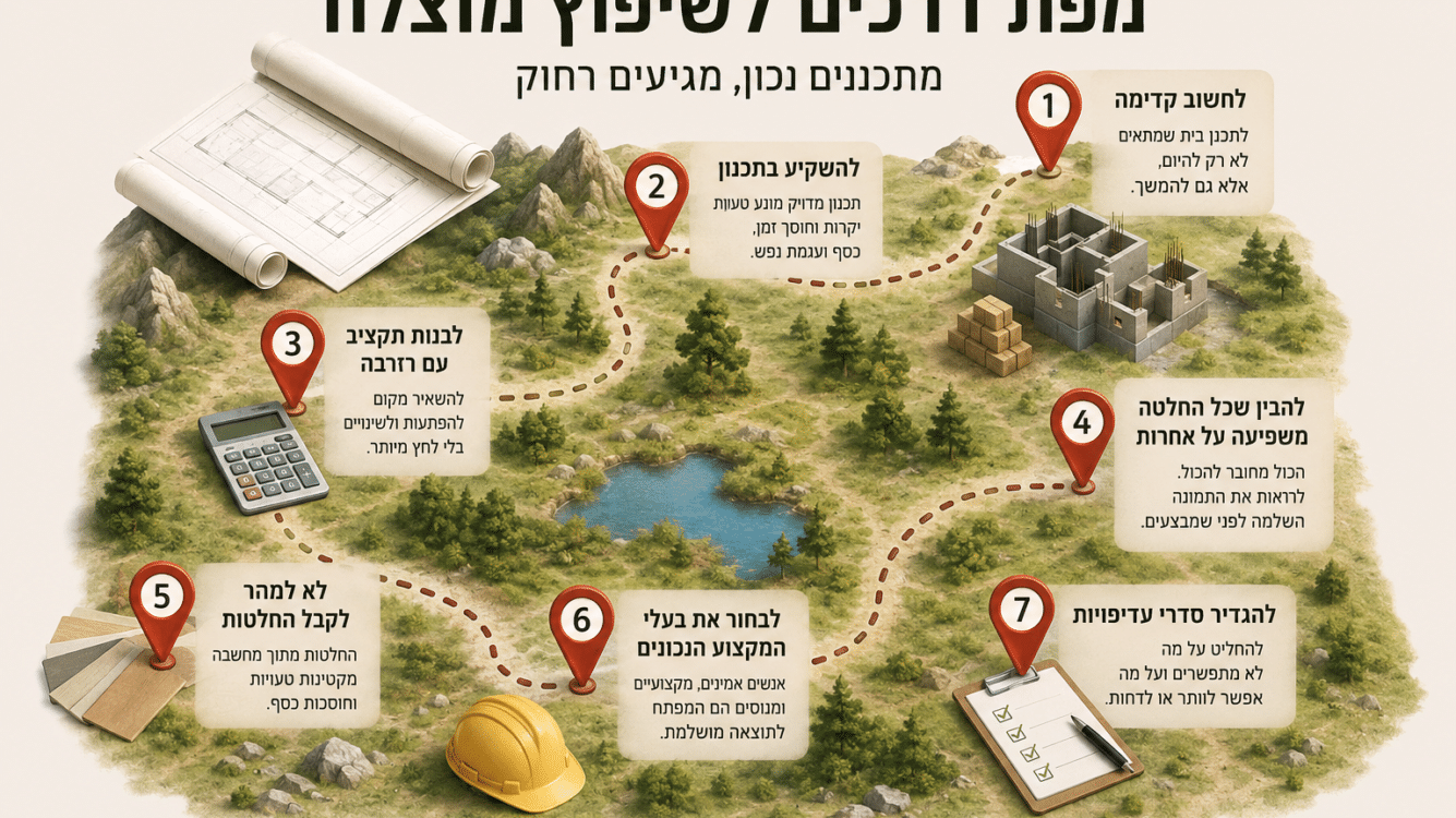 צידה לדרך: 7 דברים שכדאי לדעת לפני שמתחילים שיפוץ