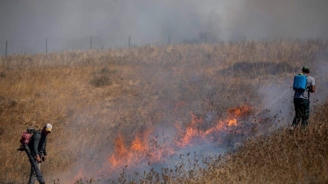 האיום חזר: עפיפון עם כיתוב בערבית אותר בעוטף