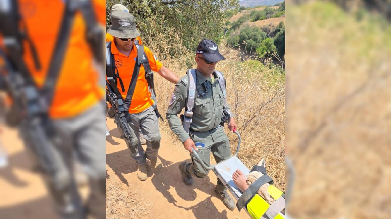 שני נערים נפצעו בנחלי הצפון: כך נראו רגעי החילוץ