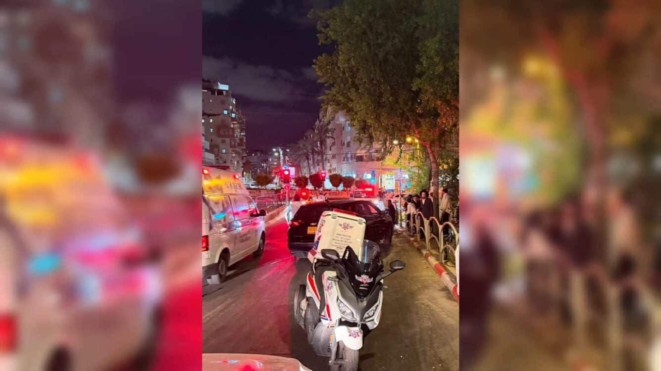 בני ברק: רוכב אופניים חשמליים נפצע בינוני