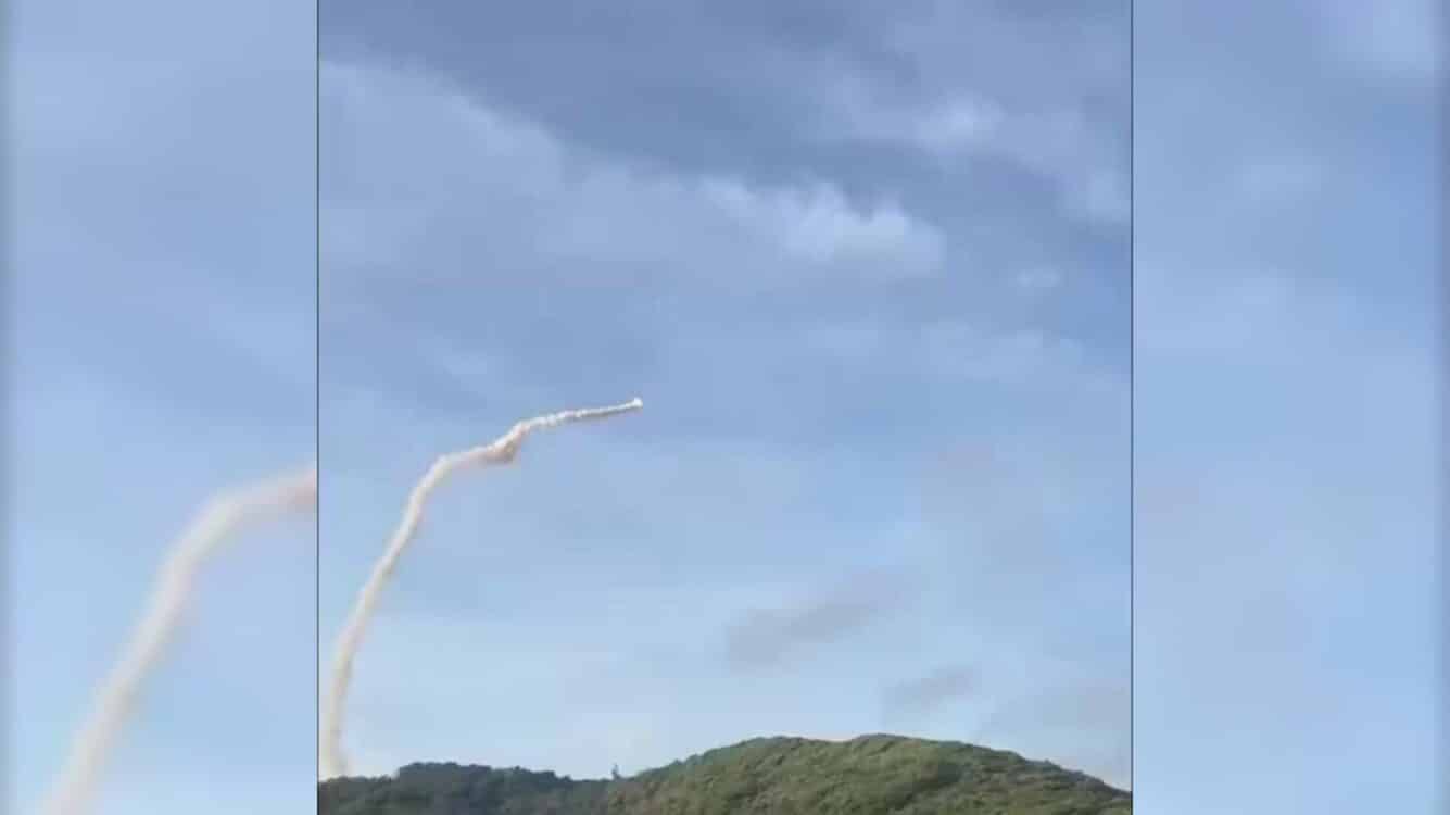 השיגור השתבש: הרקטה סטתה מהמסלול ונפלה בהרים