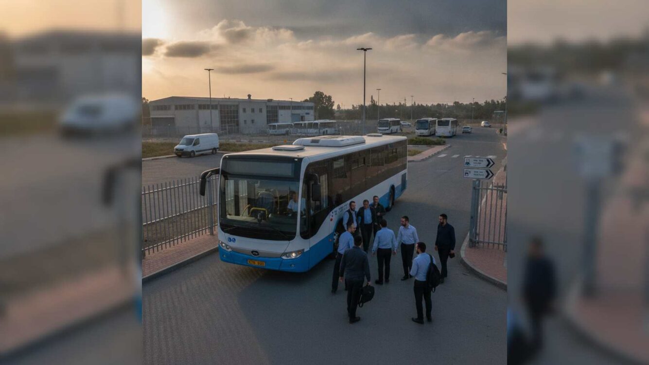 הסעות עובדים: איך חברות בישראל פותרות את בעיית ההגעה למקום העבודה