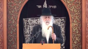 הגה"צ רבי דוד חנניה פינטו הציג את המטה המיוחס של סבו