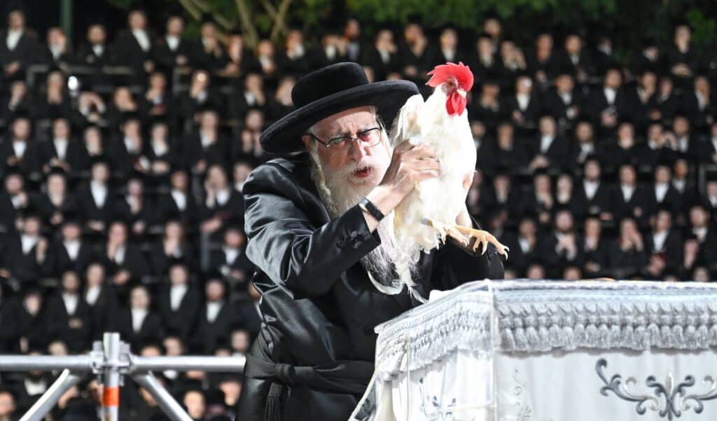 ערב ומוצאי יום הכיפורים בצילו של כ"ק האדמו"ר מצאנז ערב ומוצאי יום הכיפורים בצילו של כ"ק האדמו"ר מצאנז